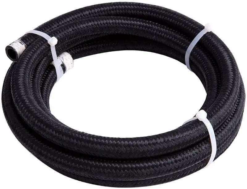 Af450-20-1M Lightweight Black Braided Hose – 450 Series, 20An Fitting 1