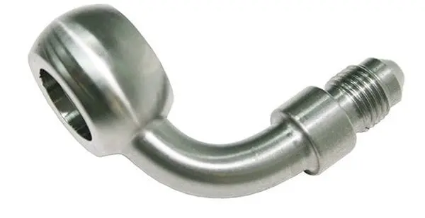 Stainless Steel 90° Banjo-To-An Fitting – -3An To -6An Conversion (Af319-03) 1