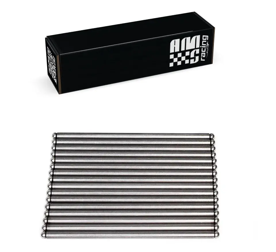 Ams Racing Stock Replacement 7.400" Length Pushrods For Chevrolet Gen Iii Iv Ls 4.8L 5.3L 5.7L 6.0L 6.2L 1
