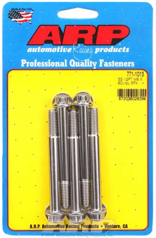 Arp 771-1013 Stainless Steel High-Strength Bolts 1