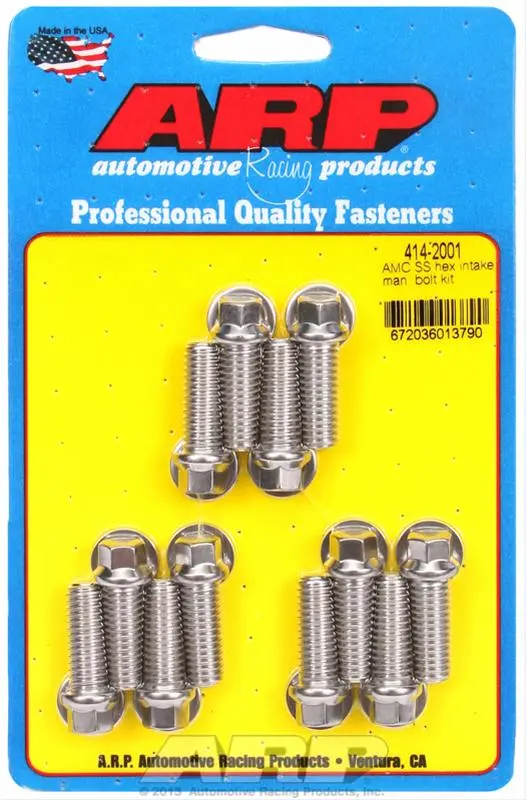 Arp 414-2001 Stainless Steel Intake Manifold Bolt Kit 1