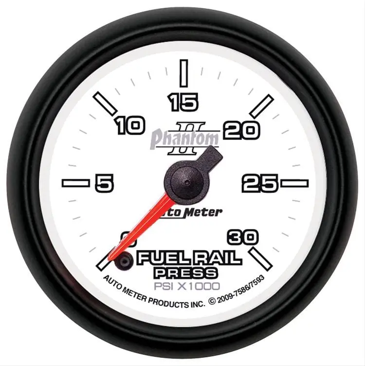 Autometer Phantom Ii 7593 Analog Gauge – Illuminated Classic-Style Instrument Cluster 1