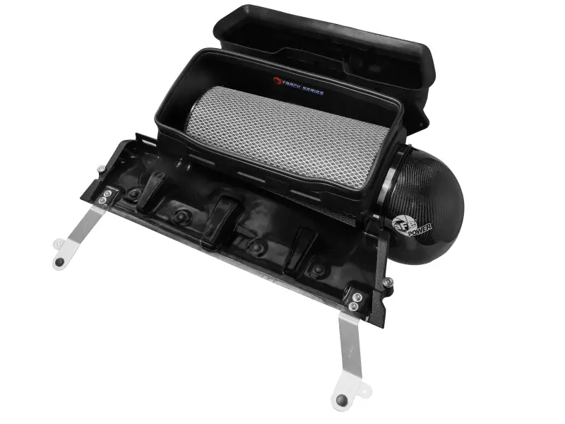 Afe 57-10022D Track Series Carbon Fiber Cold Air Intake With Pro Dry S Filter For 2021-2024 Ram 1500 Trx 1