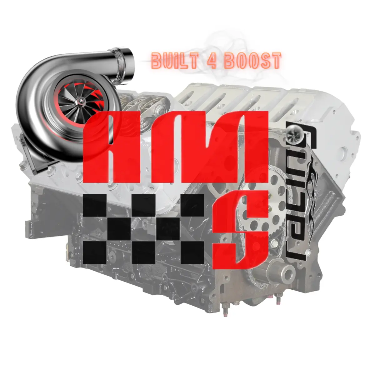 Ams Racing Stage 1 Built 4 Boost Gen Iii 6.0L Long Block W/ Cnc Heads & Btr Cam 1