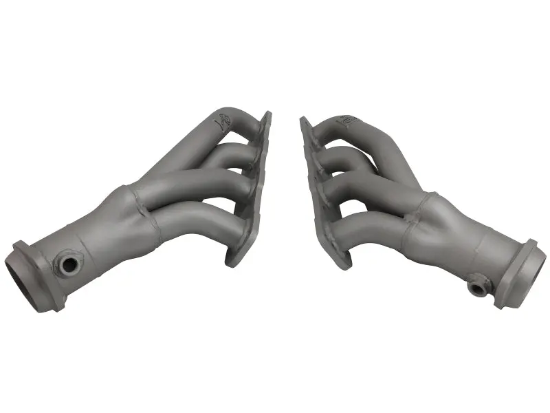 Afe Twisted Steel 304Ss Short Header 15-22  Dodge Challenger Sc V8-6.2L / 6.4L Hemi Titanium Coating 1