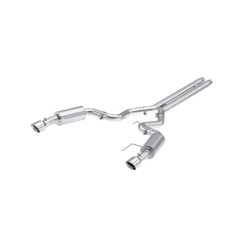 Mbrp S7251al 3" Cat-Back, Dual Split Rear, Street Profile, Aluminized Steel For 2024 Ford Mustang Gt S650 5.0L 1