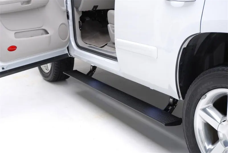 Amp Research 2019 Chevy Silverado 1500 Crew Cab Powerstep Plug N Play - Black (W/Oem Illumination) 1
