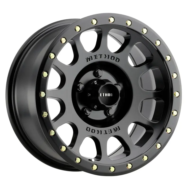 Method Mr305 Nv 20X10 -18Mm Offset 5X5 94Mm Cb Matte Black Wheel 1