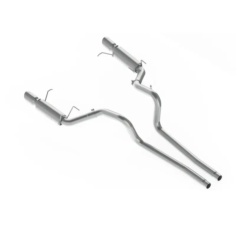 Mbrp 11-14 Ford Mustang Gt 5.0L Dual Split Rear Race Version T409 3In Cat Back Exhaust System 1