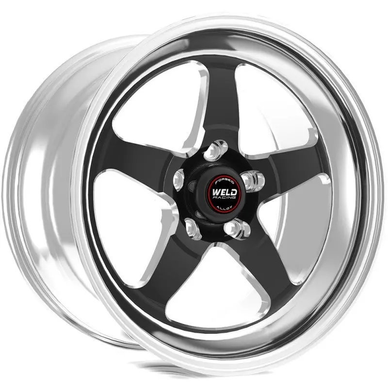 Weld S71 20X10.5 / 5X5 Bp / 7.7In Bs Black Wheel (High Pad) - Non-Beadlock 1