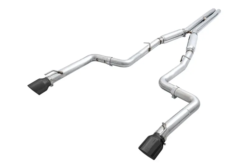 Awe Tuning 3015-33134 Track Edition Exhaust For 2017+ Charger 5.7 - Diamond Black Tips 1