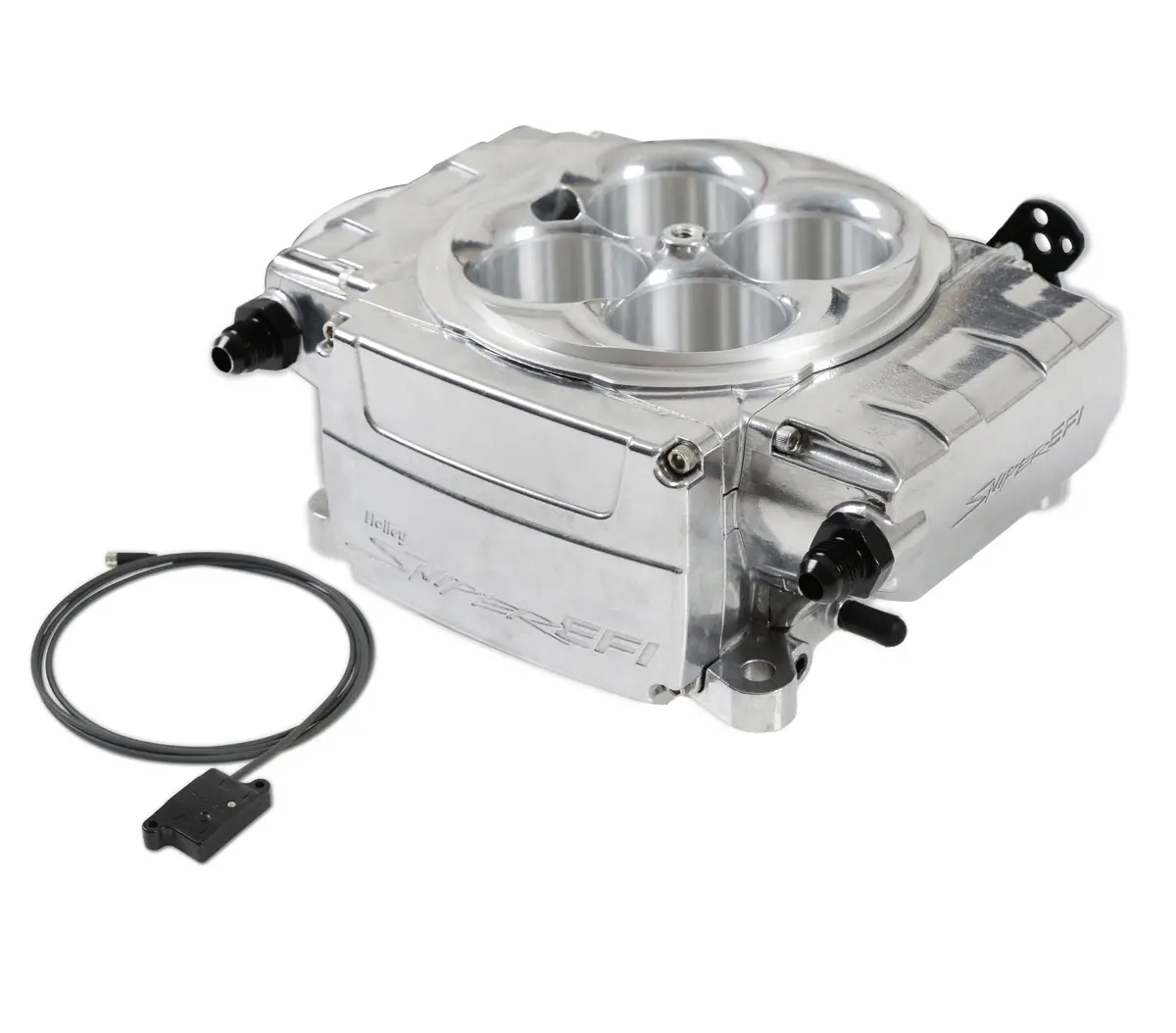 Holley 550-510-Bxx Sniper 2 Efi Base Kit - Without Pdm - Bluetooth Module (Usa / Canada Only) - Polished 1