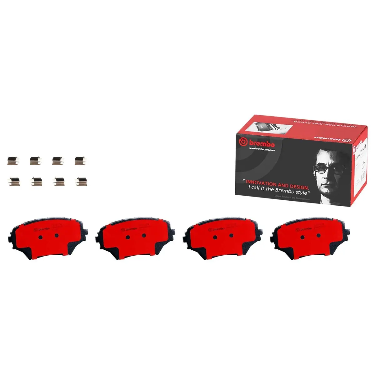 Brembo Nao Ceramic Brake Pads – Quiet, Low-Dust Performance P83055N 1