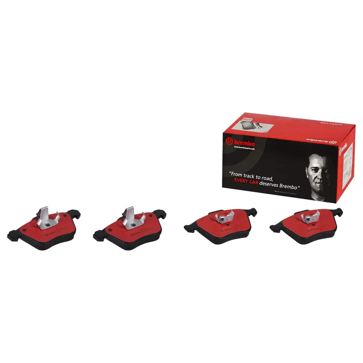 Brembo P86022N Nao Ceramic Brake Pads – Quiet, Low-Dust Performance Friction 1