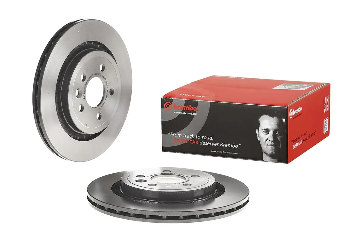 Brembo Uv-Coated Premium Brake Rotors – Enhanced Corrosion Resistance (09.9587.11) 1