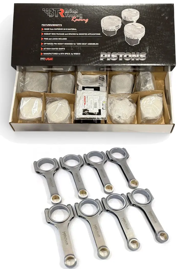 Drop-In Forged Pistons & H-Beam Connecting Rods Set For 2009+ Gen Iii 5.7L Hemi 1