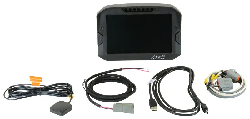 Aem 30-5702 Cd-7 Non Logging Gps Enabled Race Dash Carbon Fiber Digital Display W/O Vdm (Can Input Only) 1