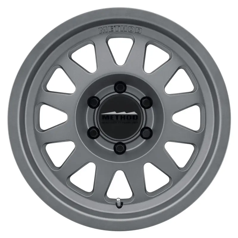 Method Mr704 17X8.5 0Mm Offset 8X6.5 130.81Mm Cb Matte Titanium Wheel 1