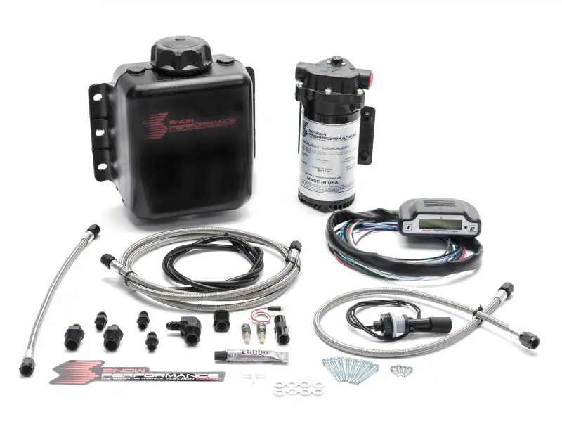 Snow Performance Stg 3 Boost Cooler Efi 2D Map Prog. Water Injection Kit (Ss Braided Line & 4An) 1