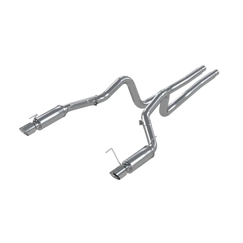 Mbrp 05-09 Ford Mustang Gt 4.6L Dual Split Rear Race Version Al/ 3In Cat Back Exhaust System 1