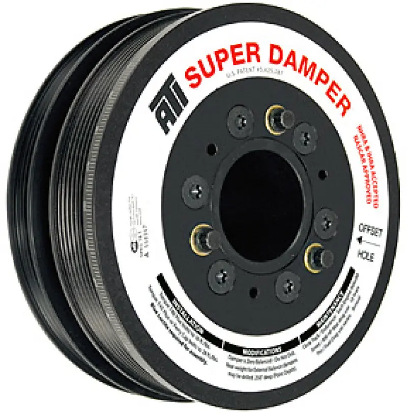 Ati 917277 Damper - 6.78In - Alum - 6 Grv - 10 Percent Ud - Ls1/Ls2 - F & V Body - No A/C - 3 Ring 1