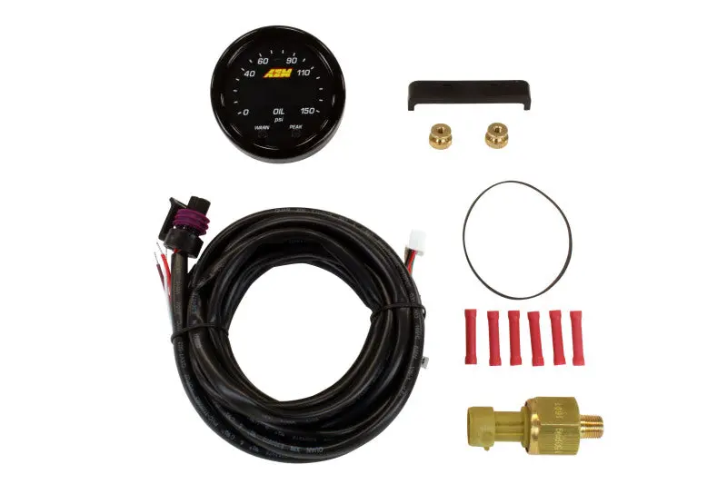 Aem 30-0307 X-Series 0-150 Oil Pressure Gauge Kit 1