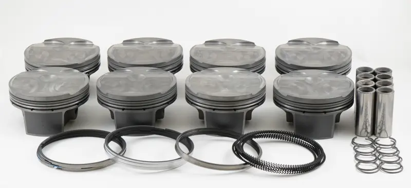 Mahle Ms Piston Set Of 8 Ford 5.2L Voodoo 315Cid 3.710In Bore 3.661 Stk 5.9 Rod .827 Pin 7.8Cc 12Cr 1