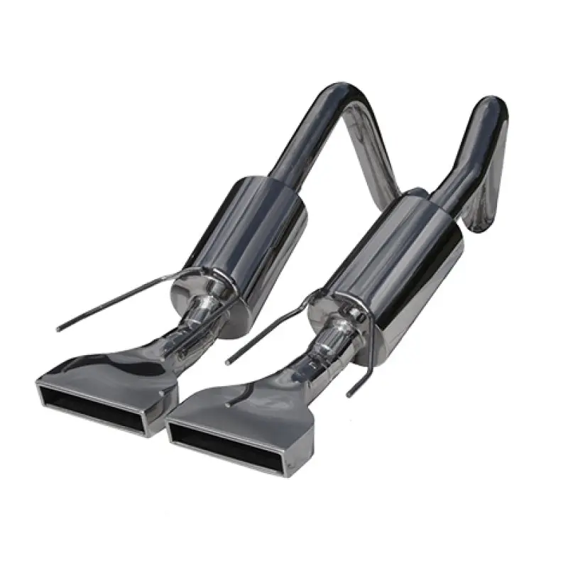 Mbrp 2005-2008 Chevy Corvette Dual Muffler Axle Back Rectangular Tips 1
