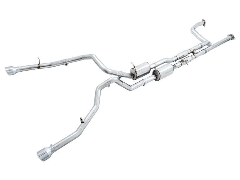 Awe Tuning 3015-32004 0Fg Cat-Back Exhaust - Chrome Silver Tips For 2021+ Ram 1500 Trx 1