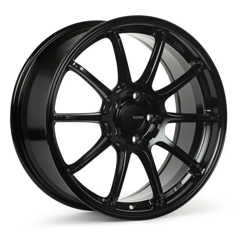 Enkei Triumph 18X8 5X100 45Mm Offset 72.6Mm Bore Gloss Black Wheel 1