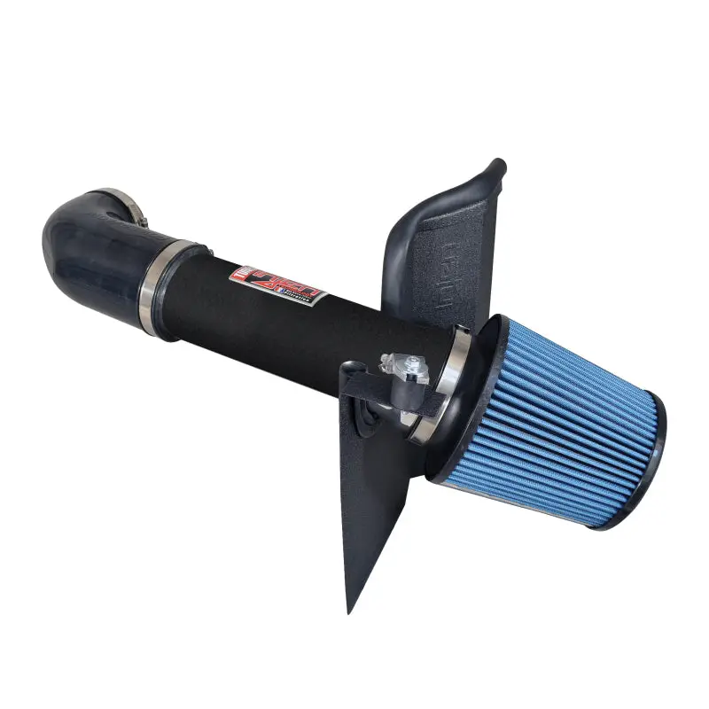 Injen 11-19 Dodge Challenger Hemi 5.7L V8 Wrinkle Black Power-Flow Air Intake System W/Heat Shield 1