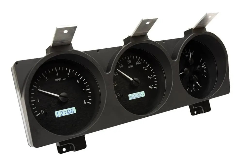 Dakota Digital Vhx-81D-Pu-K-W Direct-Fit Analog Gauge System – Modern Display With Classic Look 1