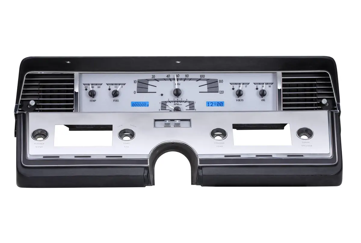 Dakota Digital Vhx Series Analog Gauge Cluster – Direct-Fit Retrofit (Vhx-66L-S-B) 1