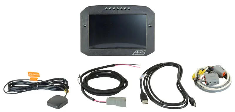 Aem 30-5702F Cd-7G Carbon Flush Digital Dash Display W/ Internal 20Hz Gps & Antenna 1