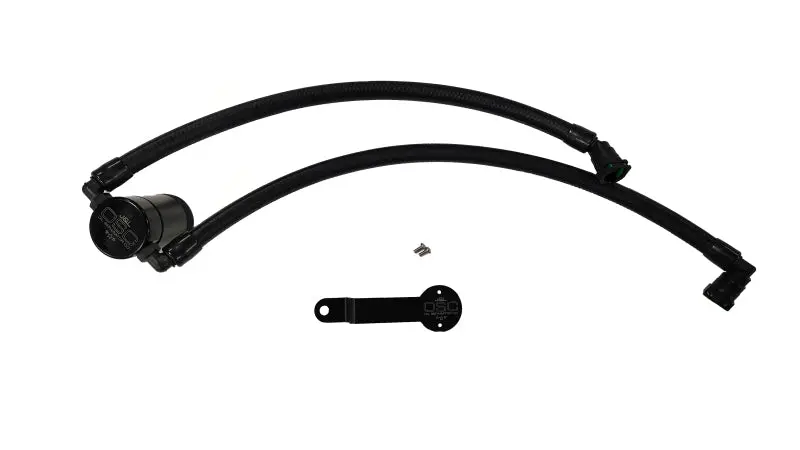 J&L 3126P-B 3.0 Pcv Side Oil Separator - Black Anodized For 2019-2025 Dodge Ram 1500 3.6L 1
