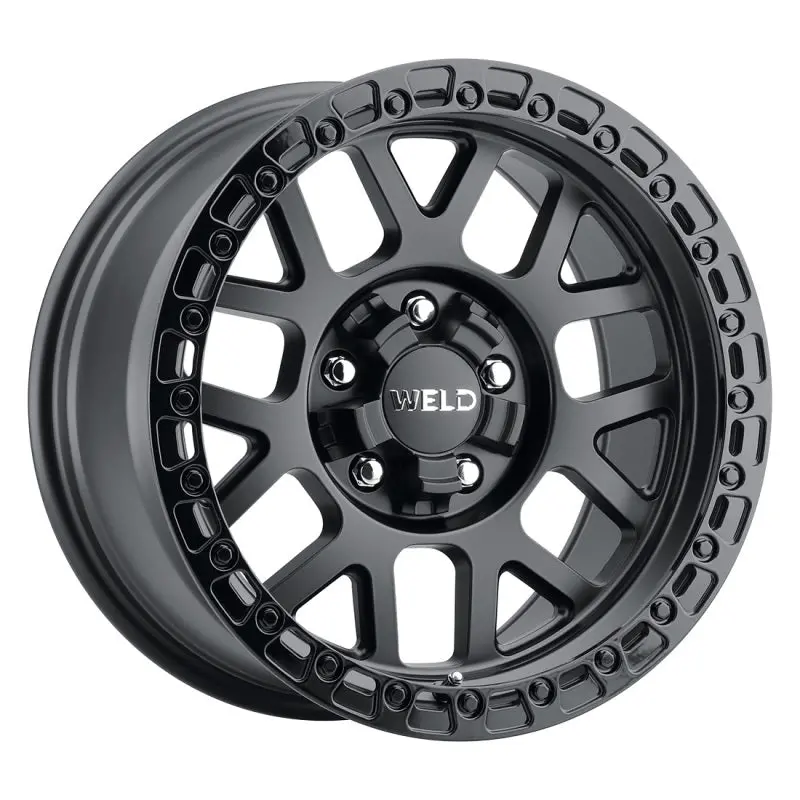 Weld W104 17X9.0 Cinch 6X135 6X139.7 Et00 Bs5.00 Satin Black Gloss Black 106.1 1