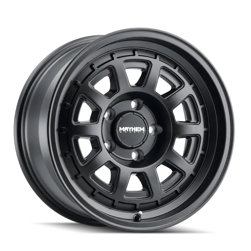 Mayhem 8303 Voyager 15X7 / 5X100 Bp / 15Mm Offset / 56.1Mm Hub Matte Black Wheel 1