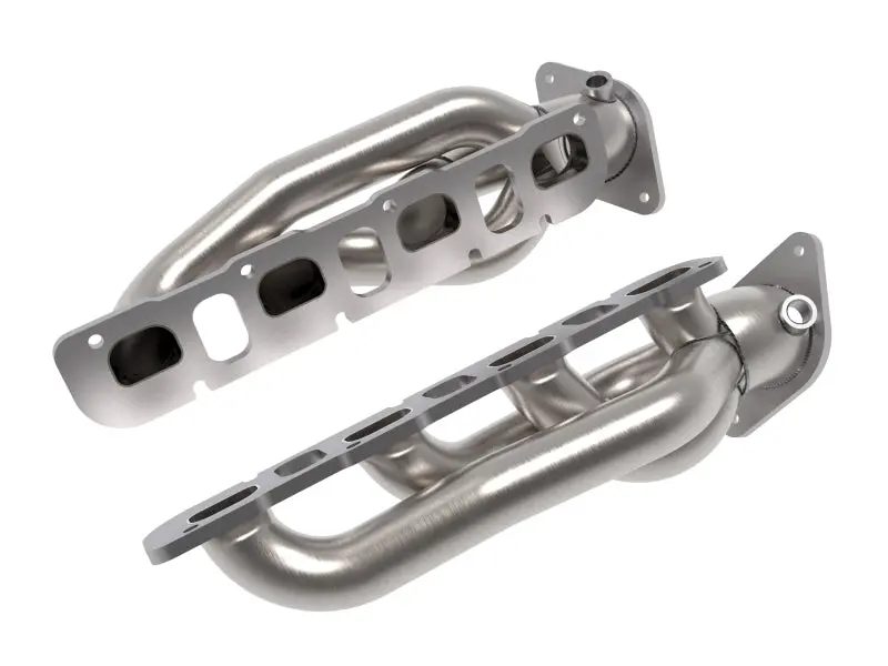 Afe 48-32030 Power Twisted Steel 304Ss Shorty Header For 2021-2024 Ram 1500 Trx 6.2L 1