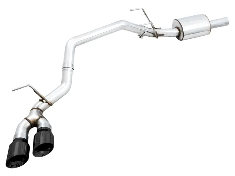 Awe Tuning 3015-33309 0Fg Single Side Exit Cat-Back Exhaust - Diamond Blk Tips 2009+ Ram 1500 5.7L (W/O Cutout) 1