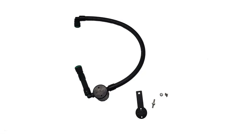 J&L 3074P-B Oil Separator 3.0 Passenger Side - Black Anodized For 2016-2024 Dodge Durango / Jeep Grand Cherokee 3.6L 1