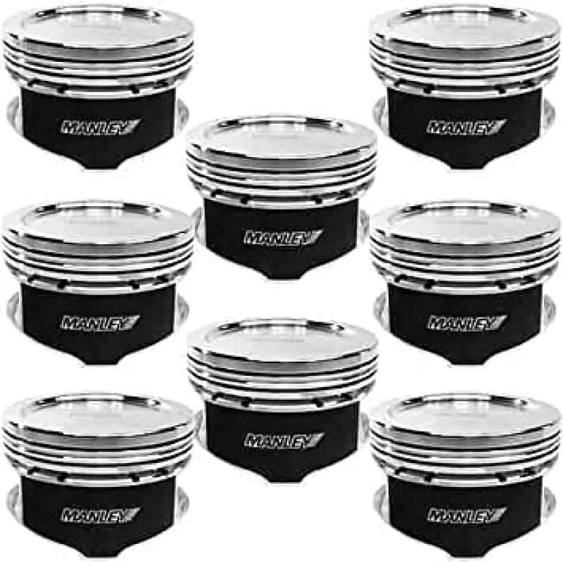 Manley 2018+ Ford Coyote 5.0L Dohc -6Cc Dish 3.662In Bore 10:1 Cr Extreme Duty Platinum Piston Set 1