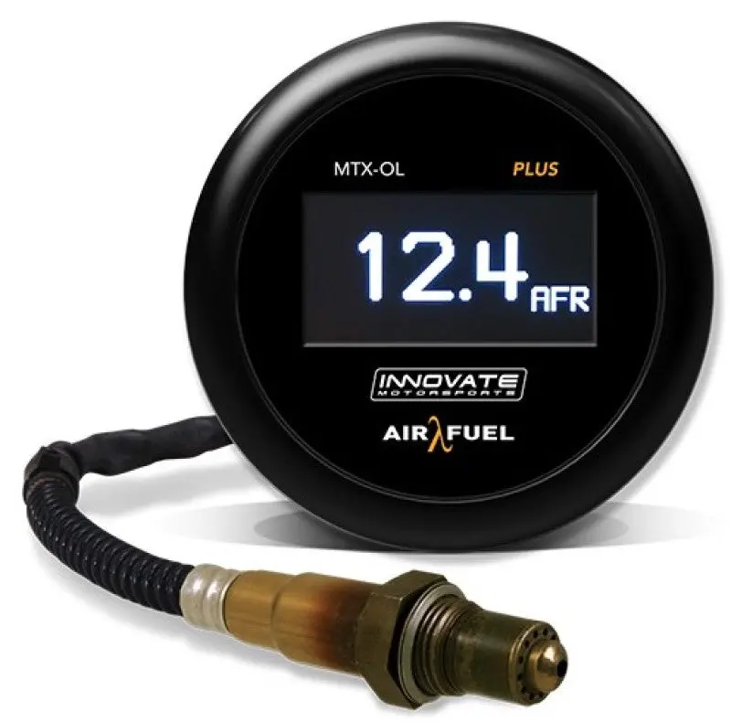 Innovate 39350 Mtx-Ol Plus Wideband Digital Air/Fuel Ratio Oled Gauge Kit 8Ft W/O2 Sensor 1