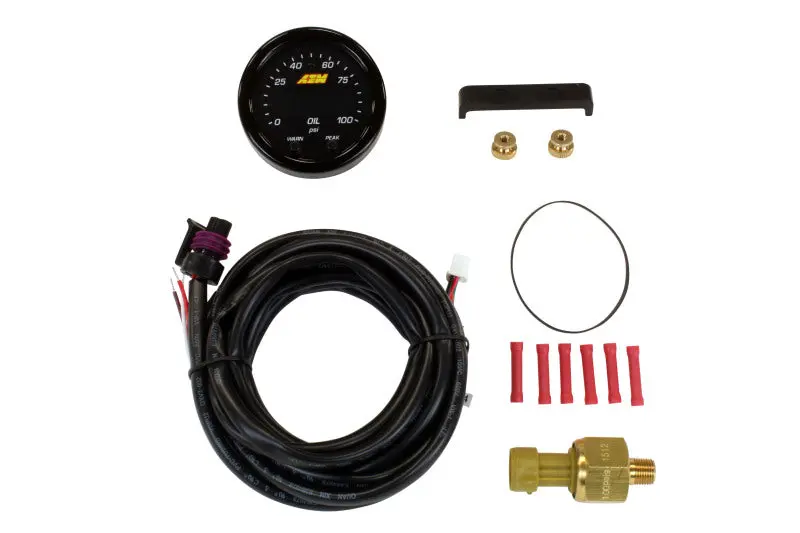Aem 30-0301 X-Series Pressure 0-100Psi Gauge Kit 1