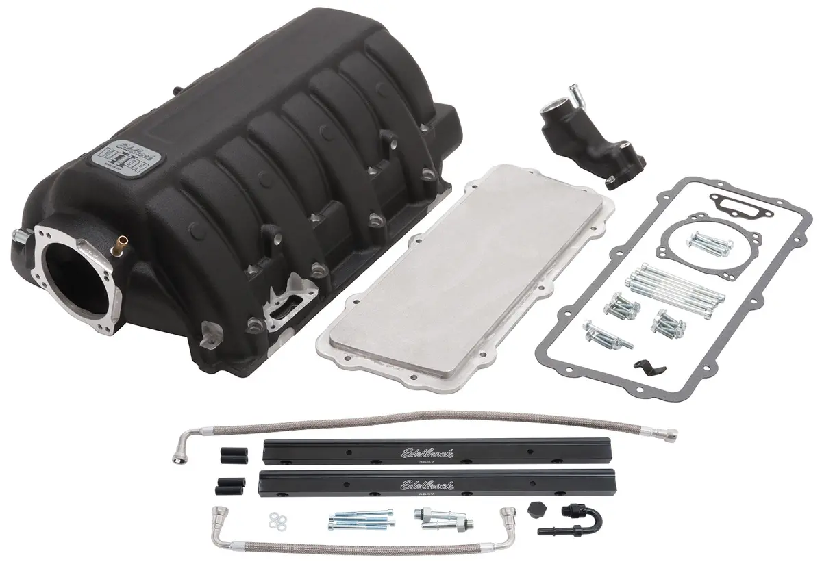 Edelbrock 7179 Intake Manifold W/ Fuel Rails Kit For Mopar 5.7L 6.1L 6.4L Hemi 1