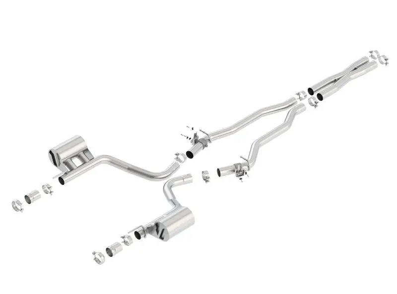 Borla 2015 Dodge Challenger Srt/392 Hemi 6.4L V8 Atak Catback Exhaust W/ Valves Factory Bezel 1