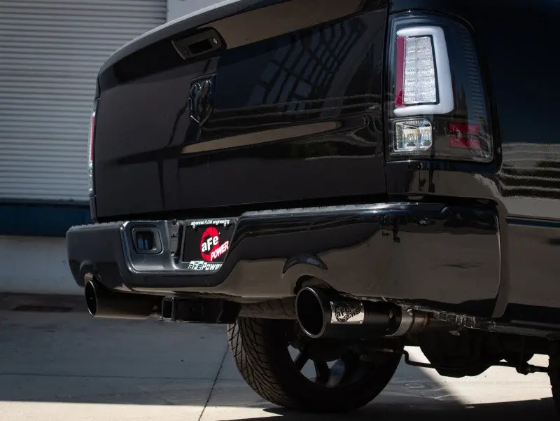 Afe 09-18 Ram 1500 V8 5.7L Hemi Gemini Xv 3In 304 Ss Cat-Back Exhaust W/ Black Tips 1