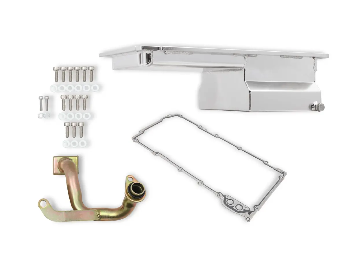 Weiand 5044Wnd Front Sump Oil Pan Kit For Gm Ls1/2/6 & Lq9 1