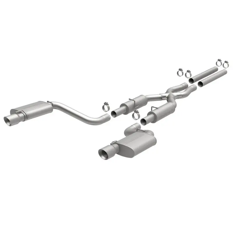 Magnaflow 15494 Dual Split Rear Exit Stainless Cat-Back Performance Exhaust For 2012-2014 Dodge Charger Srt-8 Hemi 1