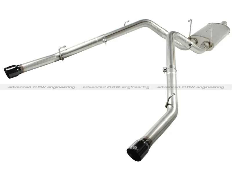 Afe Machforce Xp Exhausts Cat-Back Ss-409 Exh Cb Dodge Ram 1500 5.7L Hemi 09-13 Glossed Black 1