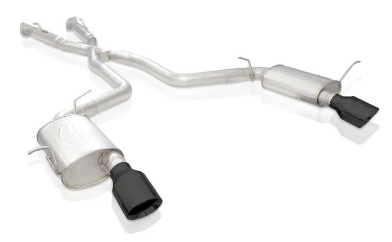Stainless Works Dur18cbr-B Redline Catback Exhaust W/ Black Tips For 2018-2019 Dodge Durango 6.4L 1